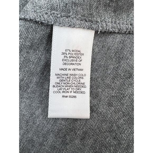 Womens Express Tank Top Size XS Gray Spaghetti Strap Lace Neckline Cami - Picture 5 of 9